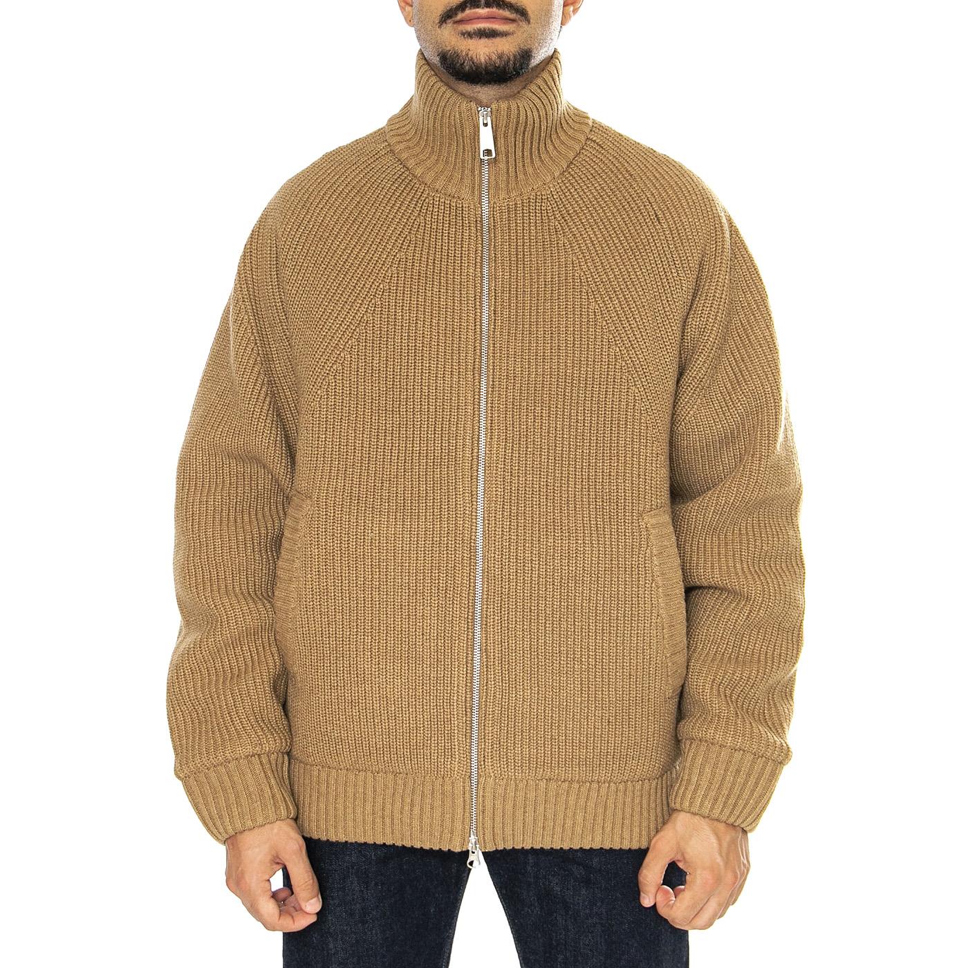 Banley Sweater Jacket Peanut - Cardigan Uomo Marrone I033902.2FSXX  CARHARTT WIP 
