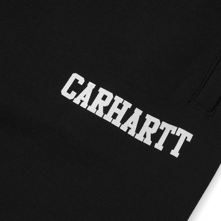 College Sweat - Black/White - Bermuda Uomo I024673.89.90.03  CARHARTT WIP 