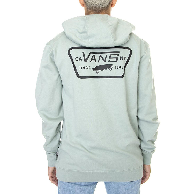 Full Patched - Felpa con Cappuccio Uomo Verde / Green Milieu VN0A45CJYV21  VANS 