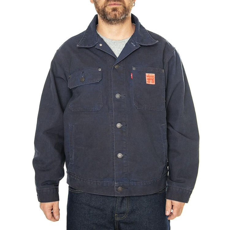 Sunrise Trucker Dress Blues Nebula Multi-Color - Giacca Uomo Denim Jeans Blu A4820-0015  LEVIS 