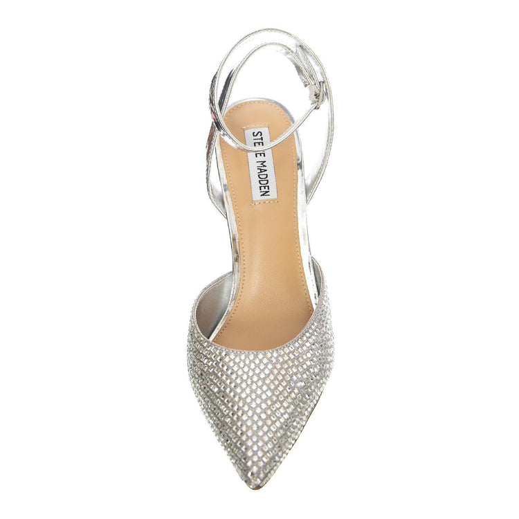 Alessi-R Rhinestone - Scarpe Décolleté Donna Argento SMSALESSI-R-RHI  STEVE MADDEN 