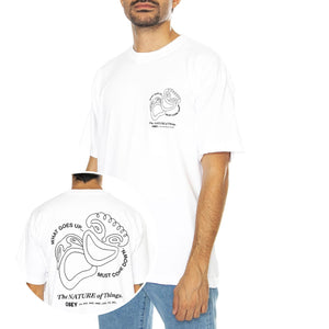 Obey The Nature Of Things Heavy Weight Tee White - Maglietta Girocollo Uomo Bianca 166913929-WHT  OBEY 