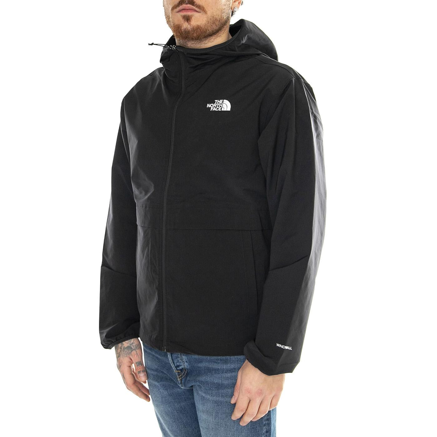 M TNF Easy Wind FZ Jacket Tnf Black - Giacca Uomo Nera NF0A8702JK31  THE NORTH FACE 