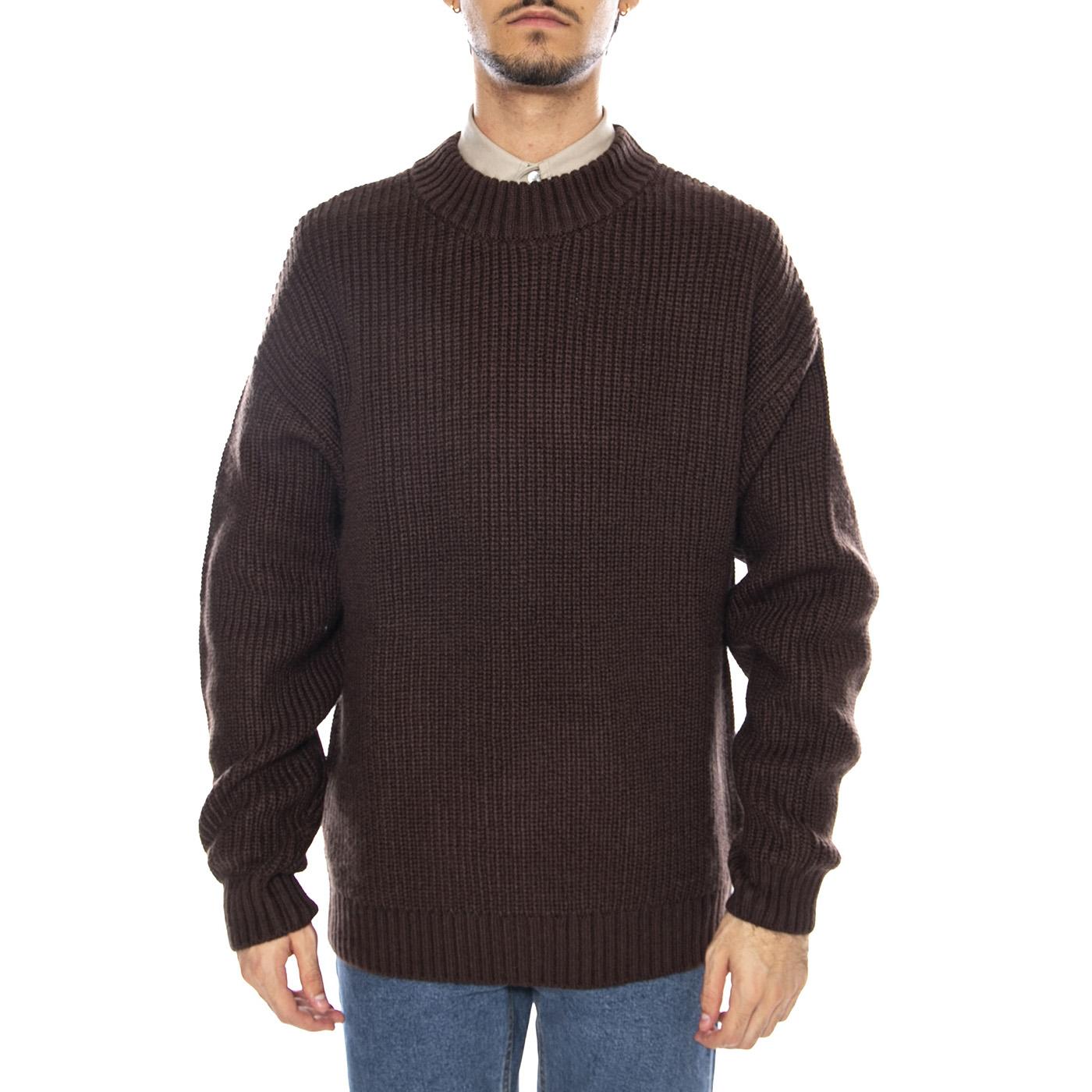Chunky Crew Neck Arabica - Maglione Girocollo Uomo Marrone 112370541 . LEE 