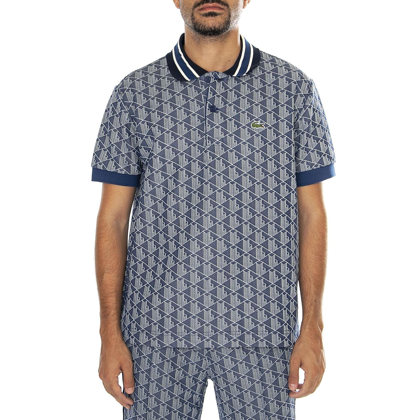 Maglietta M/C DH1417-QIE Polo Blue - Polo Uomo Blu DH1417-QIE  LACOSTE 