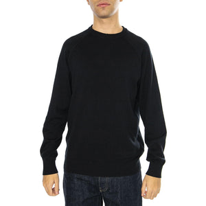 Clean Raglan Sweater Black - Maglione Uomo Nero 112355670-BLACK  LEE 