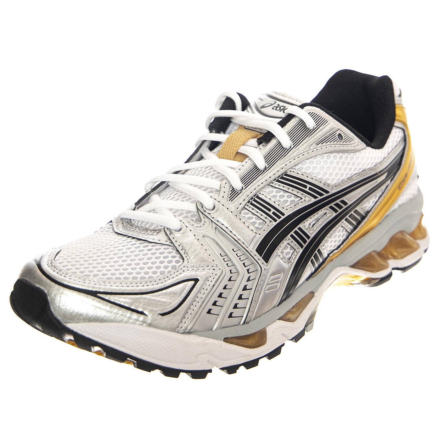 Gel-Kayano 14 White / Pure Gold Shoes - Scarpe Stringate Profilo Basso Uomo Multicolore 1201A019-102  ASICS 