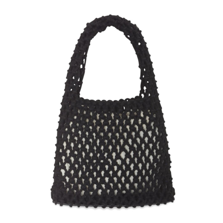 Bolso Pequeño Macramé Negro - Borsa Nera 31W/10275  WILD PONY 
