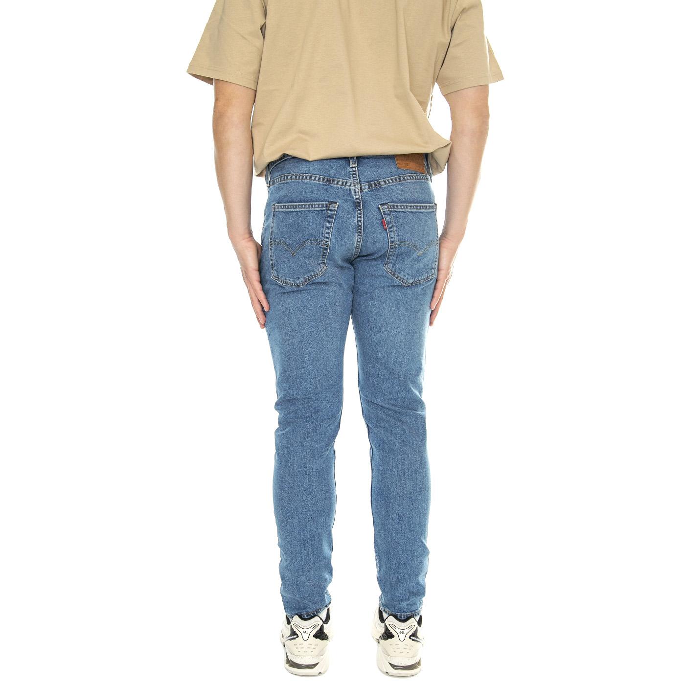 512 Slim Taper Come Draw With Me Adv Med Indigo Worn In - Pantaloni Denim Jeans Uomo Blu 28833-1230  LEVIS 