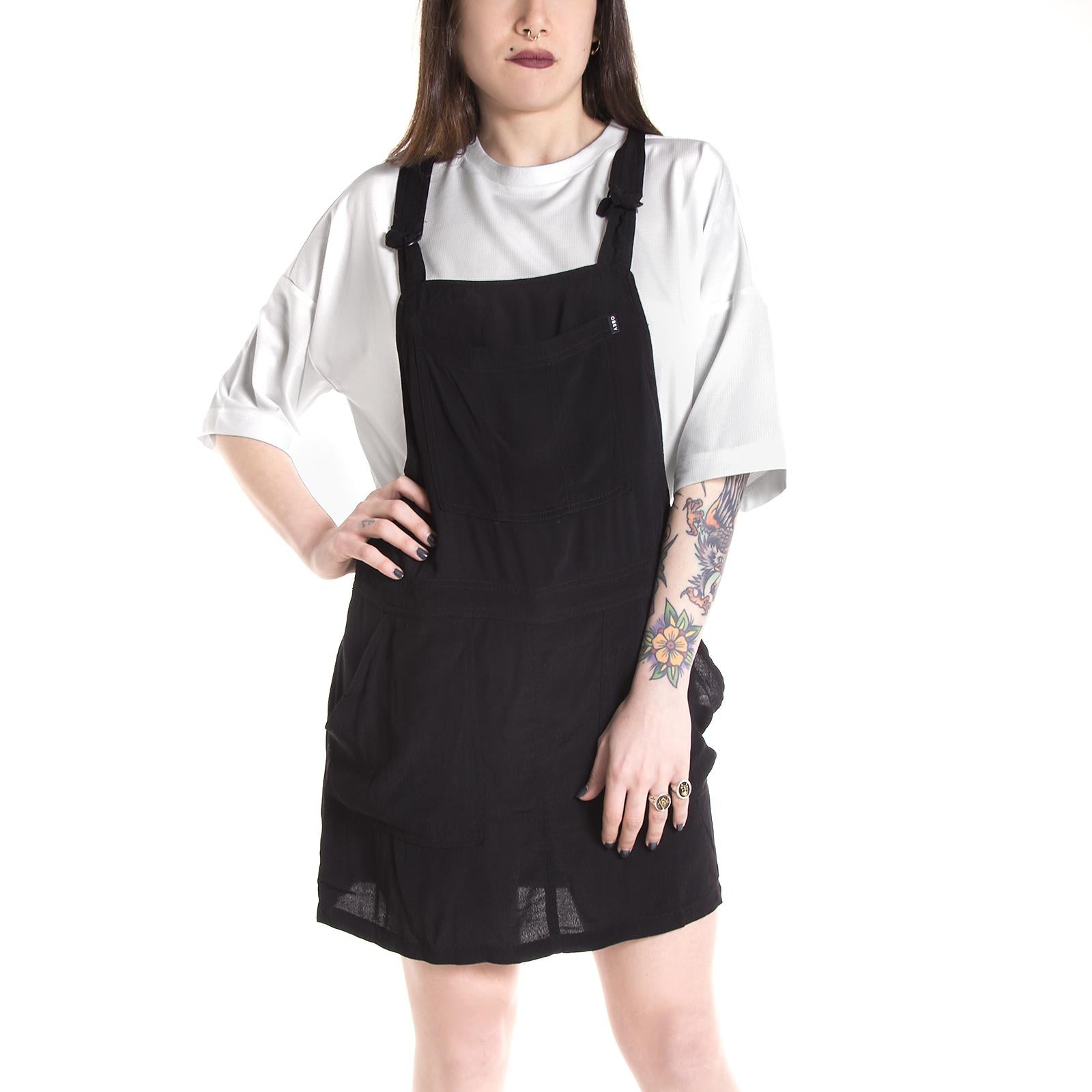 JINX JUMPER DRESS WO S BLACK 401500152-BLK  OBEY 
