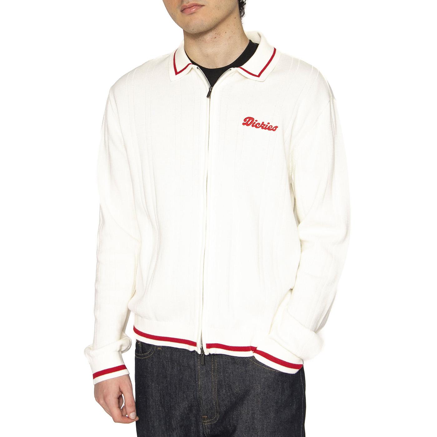 Lewistown FZ Cardigan Egret - Cardigan Uomo Bianco DK0A4Z79C481  DICKIES 