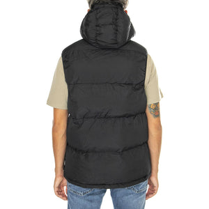 Hudson Script Angled Quilt Rip Black - Giacca Smanicata con Cappuccio Uomo Nera PFD0052-023  PENFIELD 