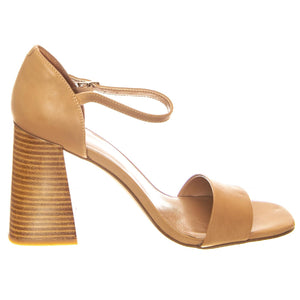 W' Pop-Star Natural - Sandali Donna Beige POP-STAR-NUD  JEFFREY CAMPBELL 