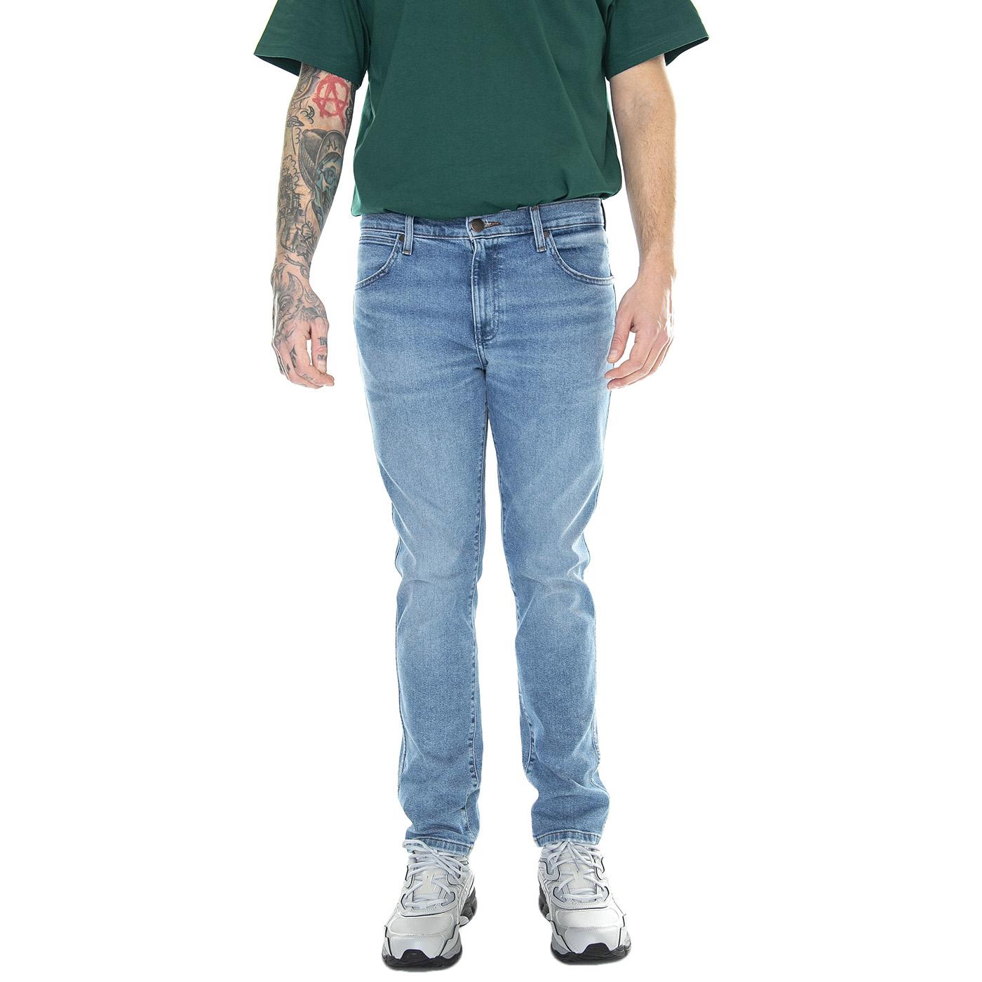 Larston Cool Twist Denim Pants - Pantaloni Denim Jeans Uomo Blu W18SYLZ70  WRANGLER 