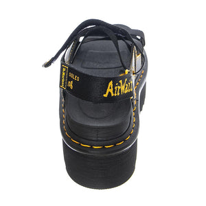 Kimber Black Webbing+Hydro Leather - Sandali Donna Neri 27351001  DR.MARTENS 