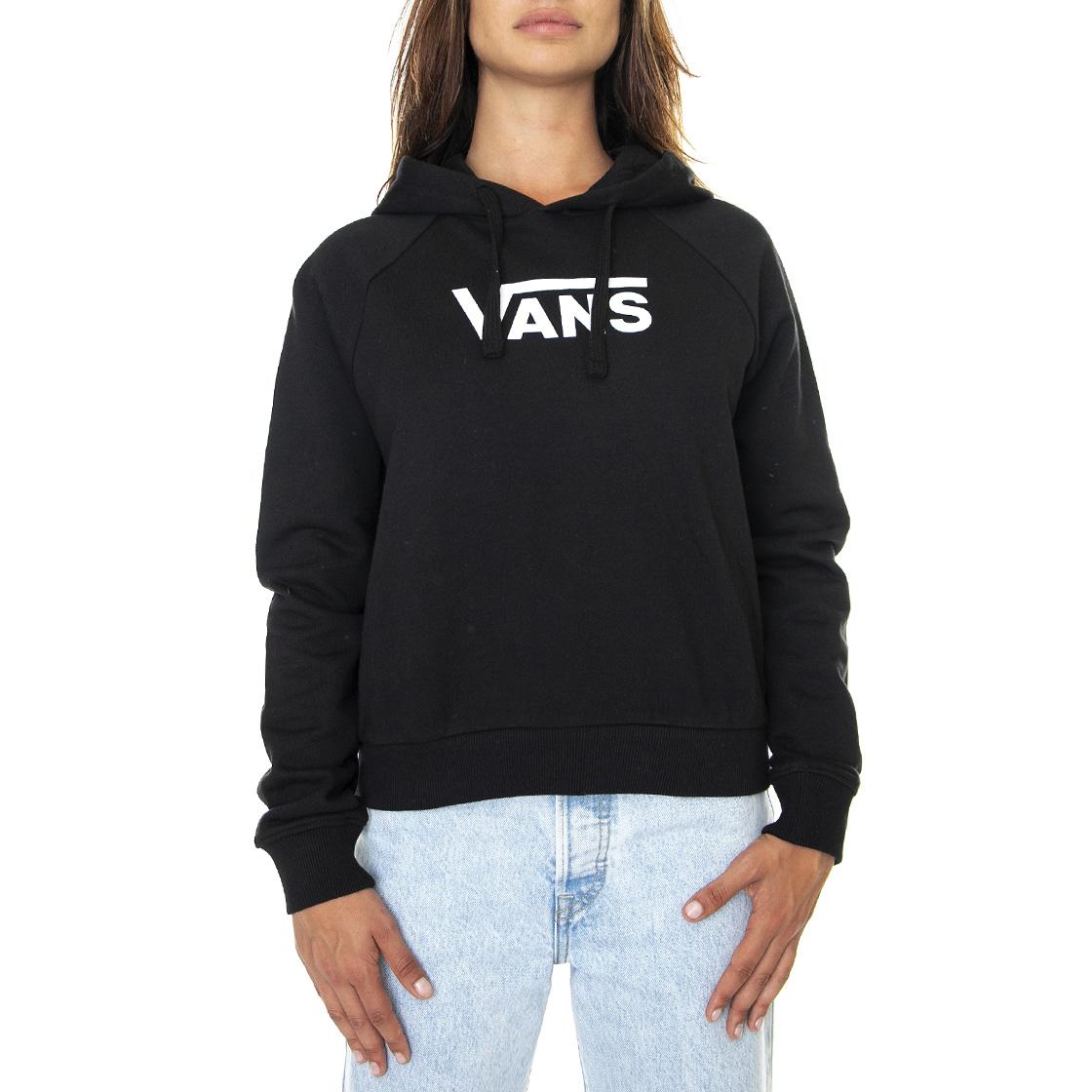 Wm Flying V Ft Boxy - Felpa con Cappuccio Donna Nera VN0A4BG3BLK1  VANS 