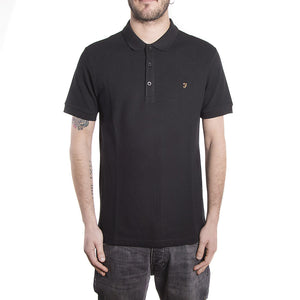 Blaney Polo - Black - Polo Uomo Nera F4KS5050-1  FARAH 