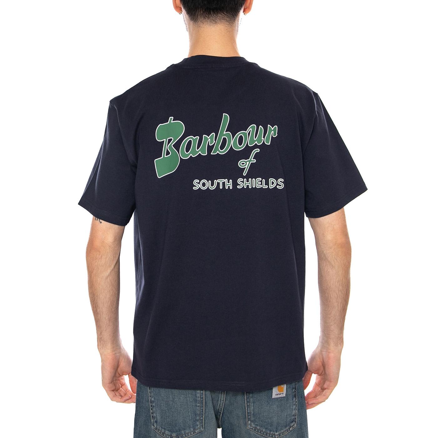 OS FIT ARCHIVE LOGO T-SHIRT NAVY - Maglietta Girocollo Uomo Blu MTS1569 NY91 BARBOUR 