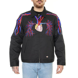 Amber Unlined Eisenhower Black - Giacca Estiva Uomo Nera DK0A4YUMBLK1  DICKIES 