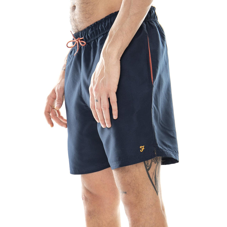 Colbert Plain Swim - Blue - Costume da Bagno Uomo Blu F4SS80D4-BLU  FARAH 