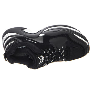 W' Track Sneakers Black Combo Shoes NWSTRACK-BLKBLK  NAKED WOLFE 