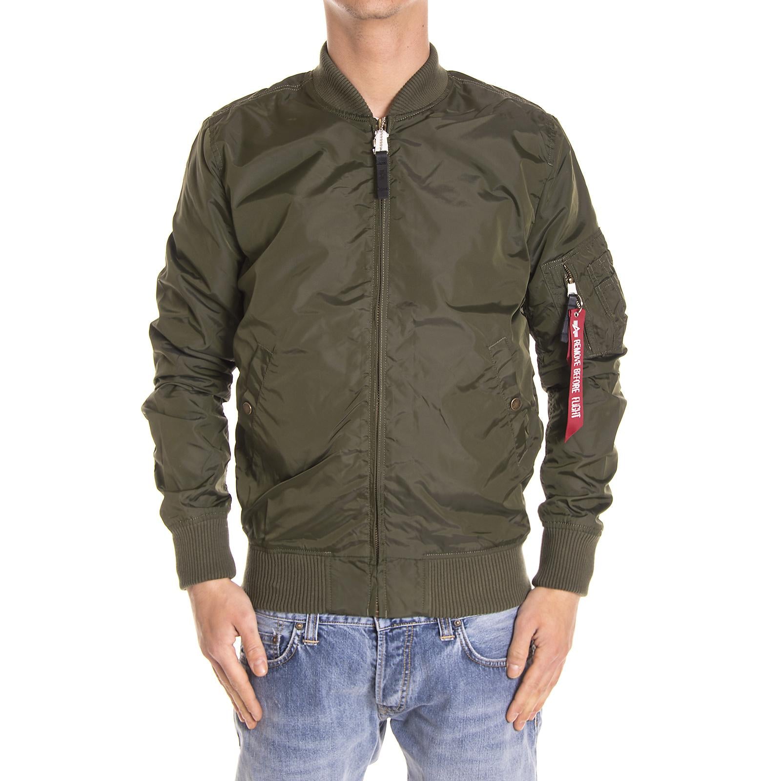Ma-1 Long - Dark Green - Giubbino / Bomber Invernale UomoVerde 76571_4  ALPHA INDUSTRIES 