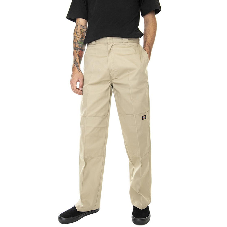 Double Knee Rec Khaki - Pantaloni Chino Uomo Beige DK0A4XK3KHK1  DICKIES 