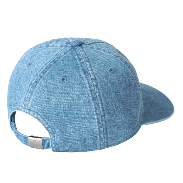 Lucas Cap - Cappellino con Visiera Denim Jeans Blu I036364 0135 CARHARTT WIP 