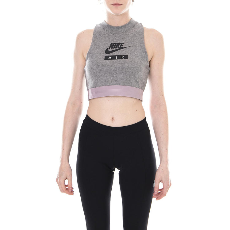 Sportswear Top  CARBON HEATHER/ELEMENTAL ROSE/BLACK 893068-091  NIKE 