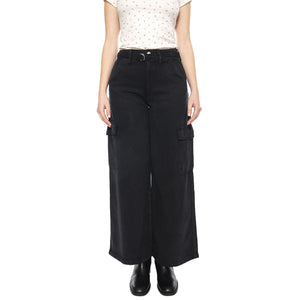 Baggy Dad Cargo - Drapey Caviar GD Black - Pantaloni Cargo Donna Neri 003IN 0003 LEVIS 