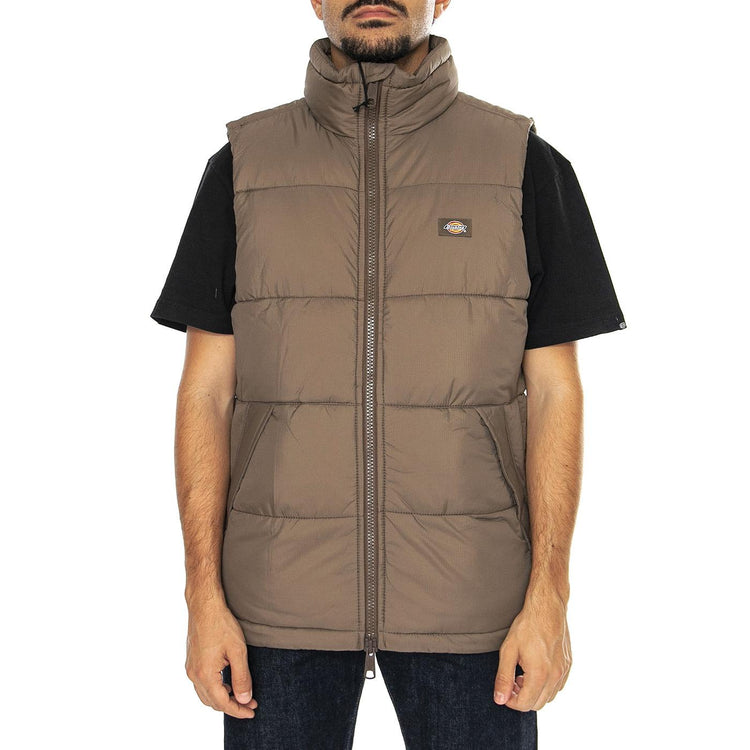 Waldenburg Vest Mushroom - Giacca Smanicata Uomo Marrone DK0A4Y2KMR11  DICKIES 
