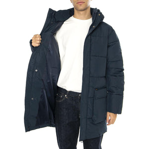 Long Puffer Jacket Rivet Navy - Giacca Uomo Blu 112355663-BLUE  LEE 