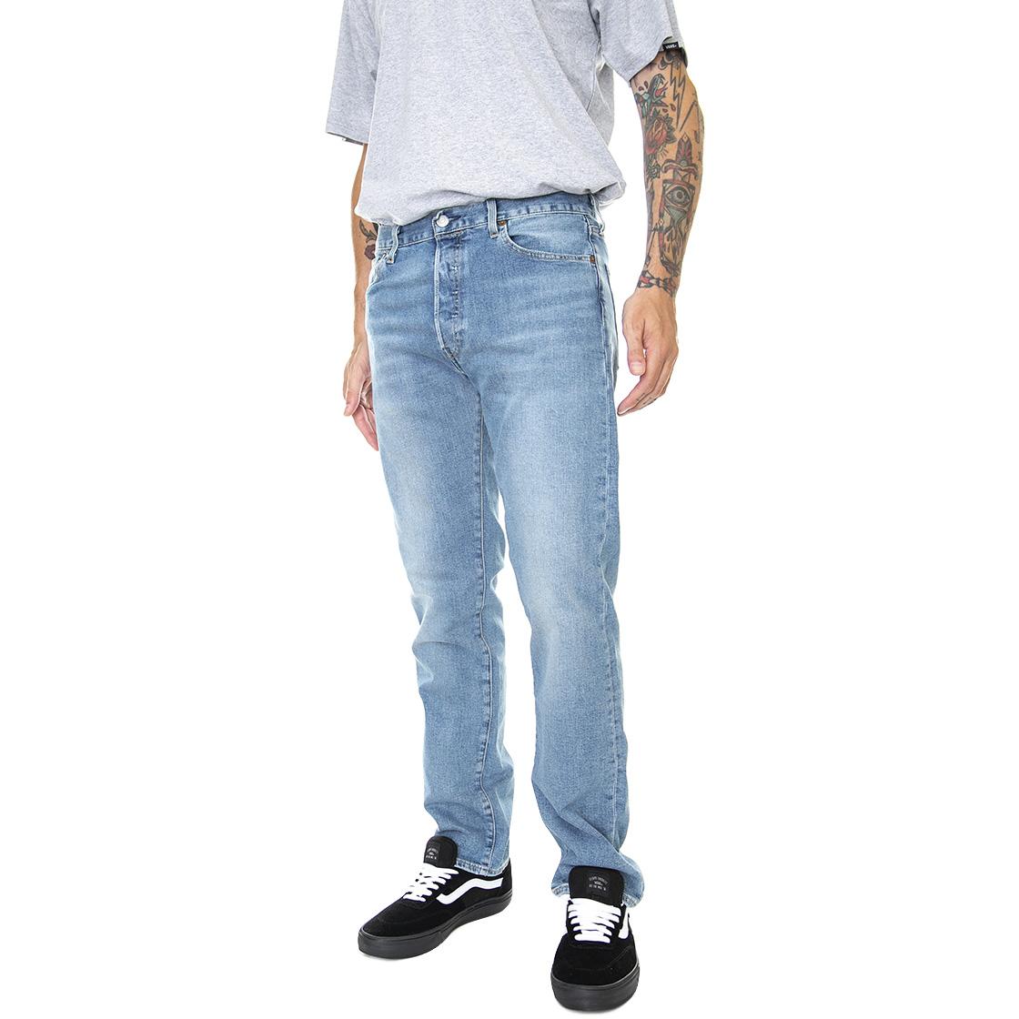 501 Levis Original Z1540 Light Indigo - Pantaloni Denim Jeans Uomo Blu 00501-3340 . LEVIS 