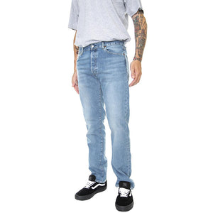 501 Levis Original Z1540 Light Indigo - Pantaloni Denim Jeans Uomo Blu 00501-3340 . LEVIS 