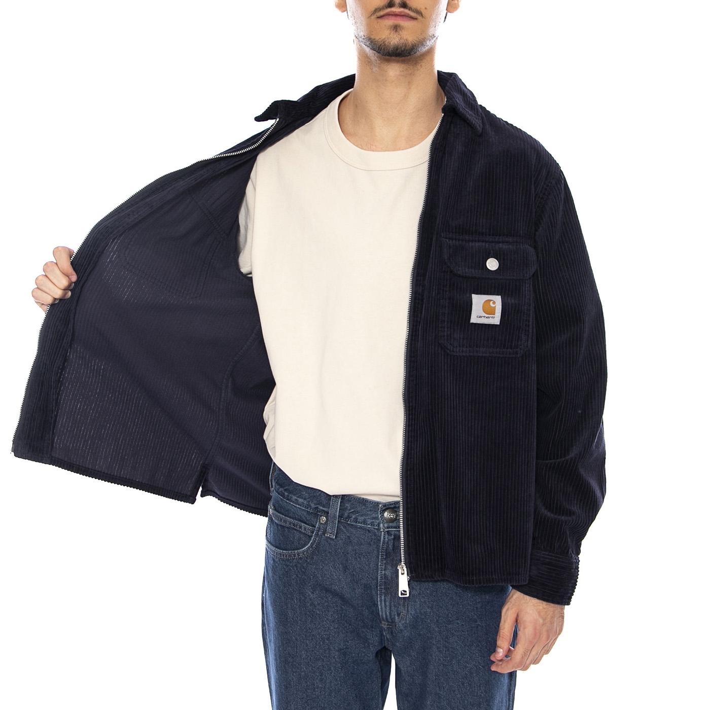 Reynold Shirt Jac Dark Navy - Giacca Uomo Blu Navy I036049.1C02  CARHARTT WIP 