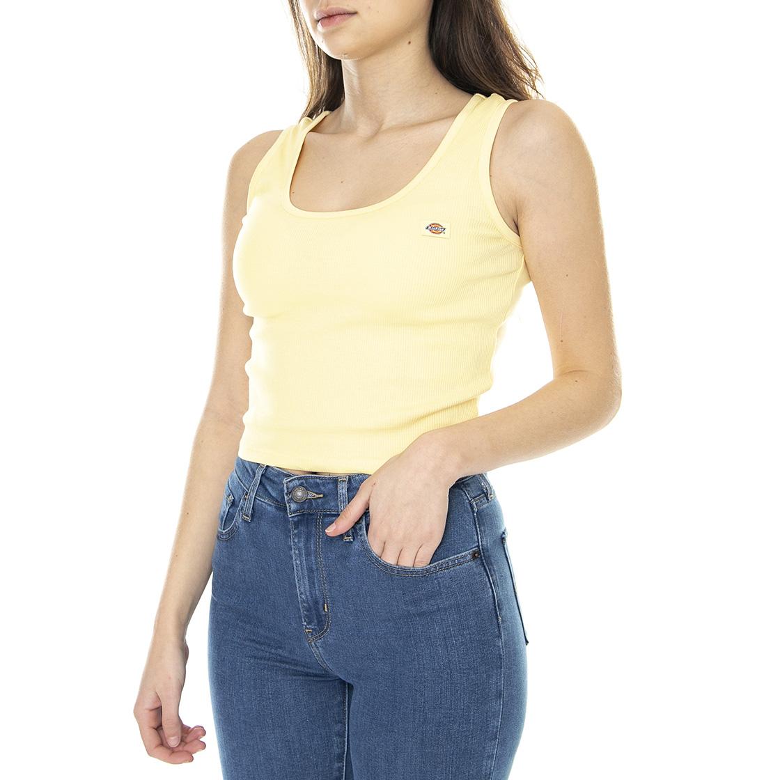 Mapleton - Canottiera / Top Donna Giallo / Pale Banana DK0A4XB9C331  DICKIES 
