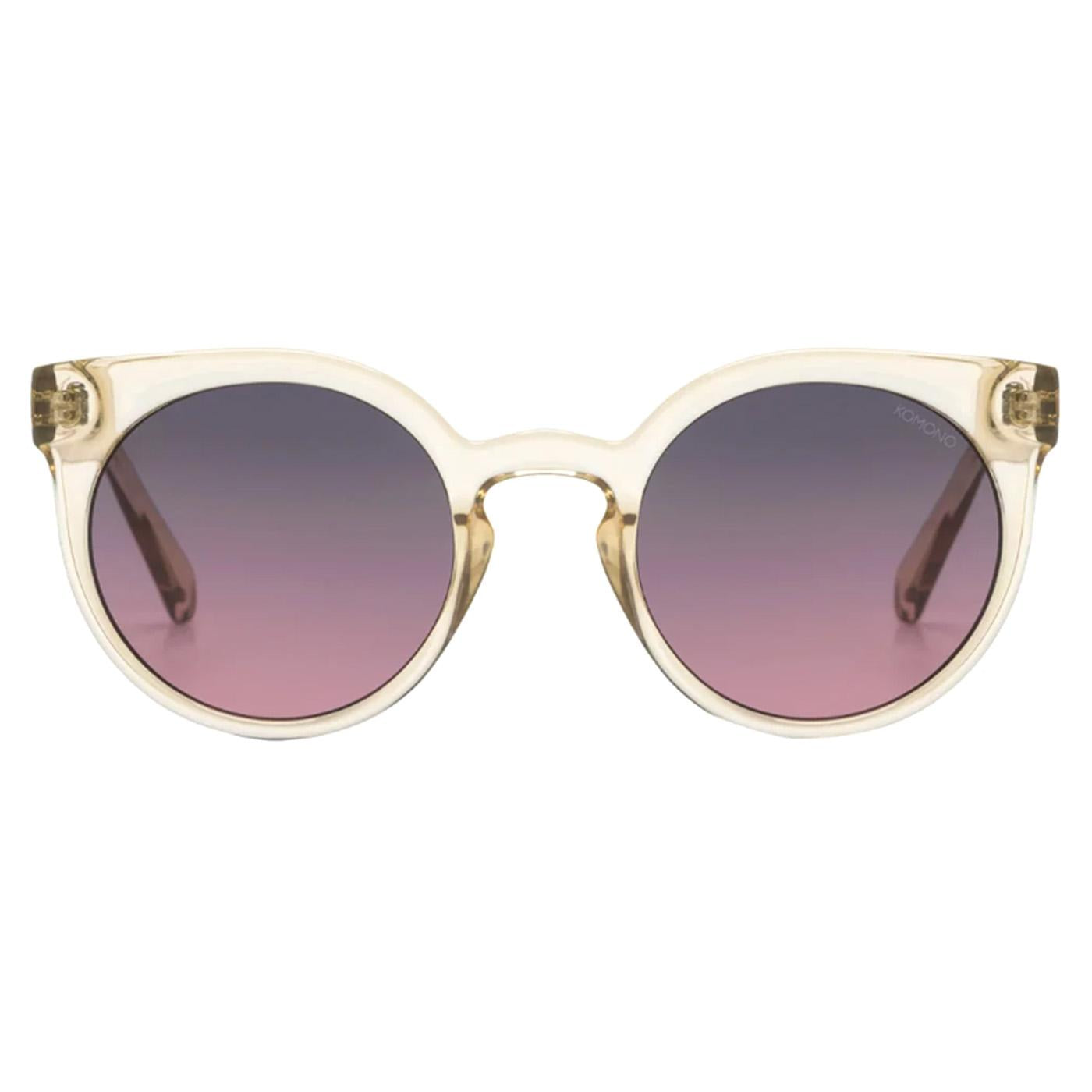 Lulu Gold UV 400 Protection Yellow Sunglasses - Occhiali da Sole Gialli KOM-S2011  KOMONO 