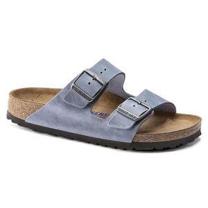 Arizona BS Dusty Blue Leather Sandals - Sandali Donna Blu 1022509  BIRKENSTOCK 