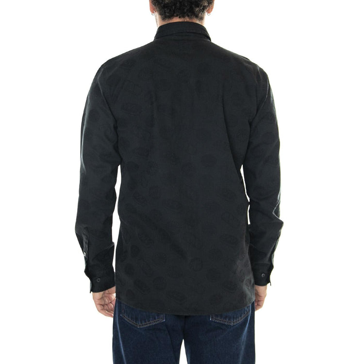 M' McCoy Donut Dog Shirt Black - Camicia Uomo Nera McCoy Donut Dog Shirt Black  SANTA CRUZ 