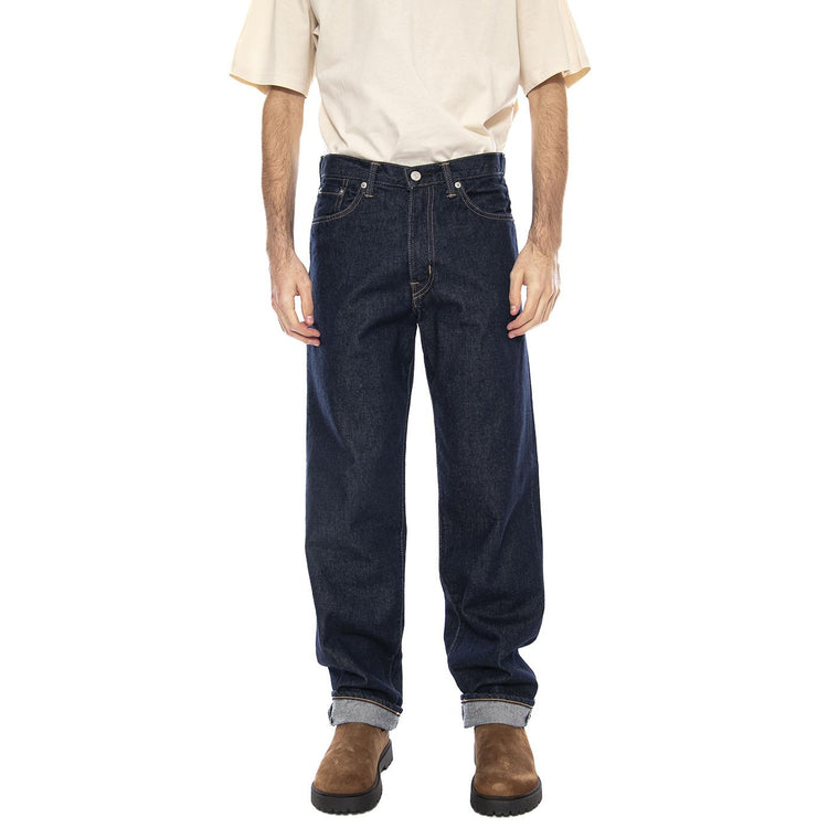 Loose Fit Japan -- Pantaloni Uomo Rinsed Blu I035096. 01.7K EDWIN 