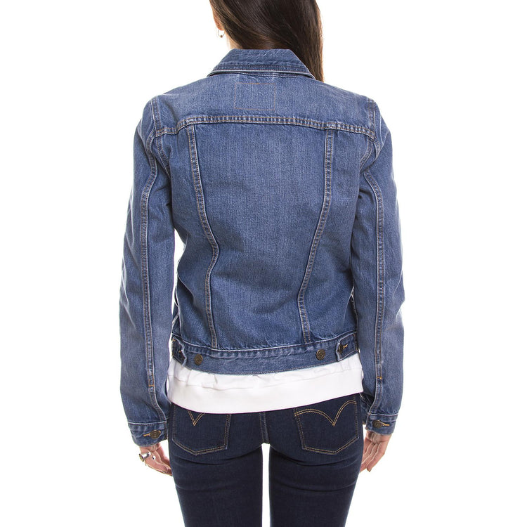 ORANGE TAB ZIP FRONT TRUCKER JACKET 32835-0002  LEVIS 