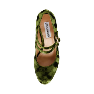 Charged-Up Grn Velvet - Scarpe in Velluto Donna Verdi / Multicolore SMSCHARGED-UP-GRN  STEVE MADDEN 