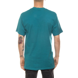 CRACKED TEE DARK TEAL 1904008-DARK TEAL  STUSSY 