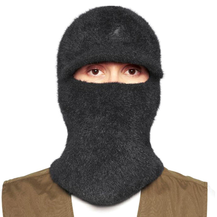 Faux Fur Balaclava -- Cappello Nero K5420 BK001 KANGOL 