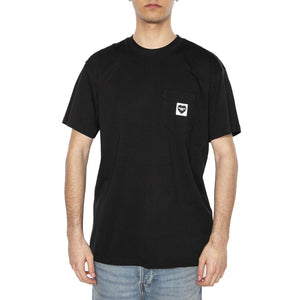 S/S Pocket Heart T-Shirt Black / Black - Maglietta Girocollo Uomo Nera I032128.00EXX  CARHARTT WIP 