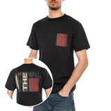 STRETCH STACK CRACKLE S BLACK - T-Shirt Col Rond Homme Noir - Homme VANS