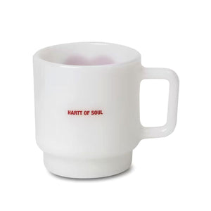 Heart Glass Mug White - Tazza Bianca con Stampa Rossa I035873.02XX  CARHARTT WIP 
