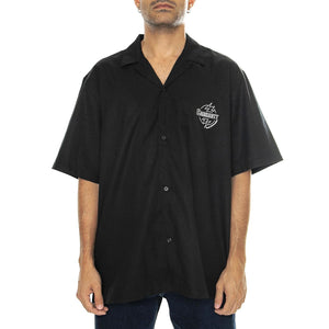 S/S Ablaze Shirt Black / Wax - Camicia Maniche Corte Uomo Nera I033690.K02XX  CARHARTT WIP 