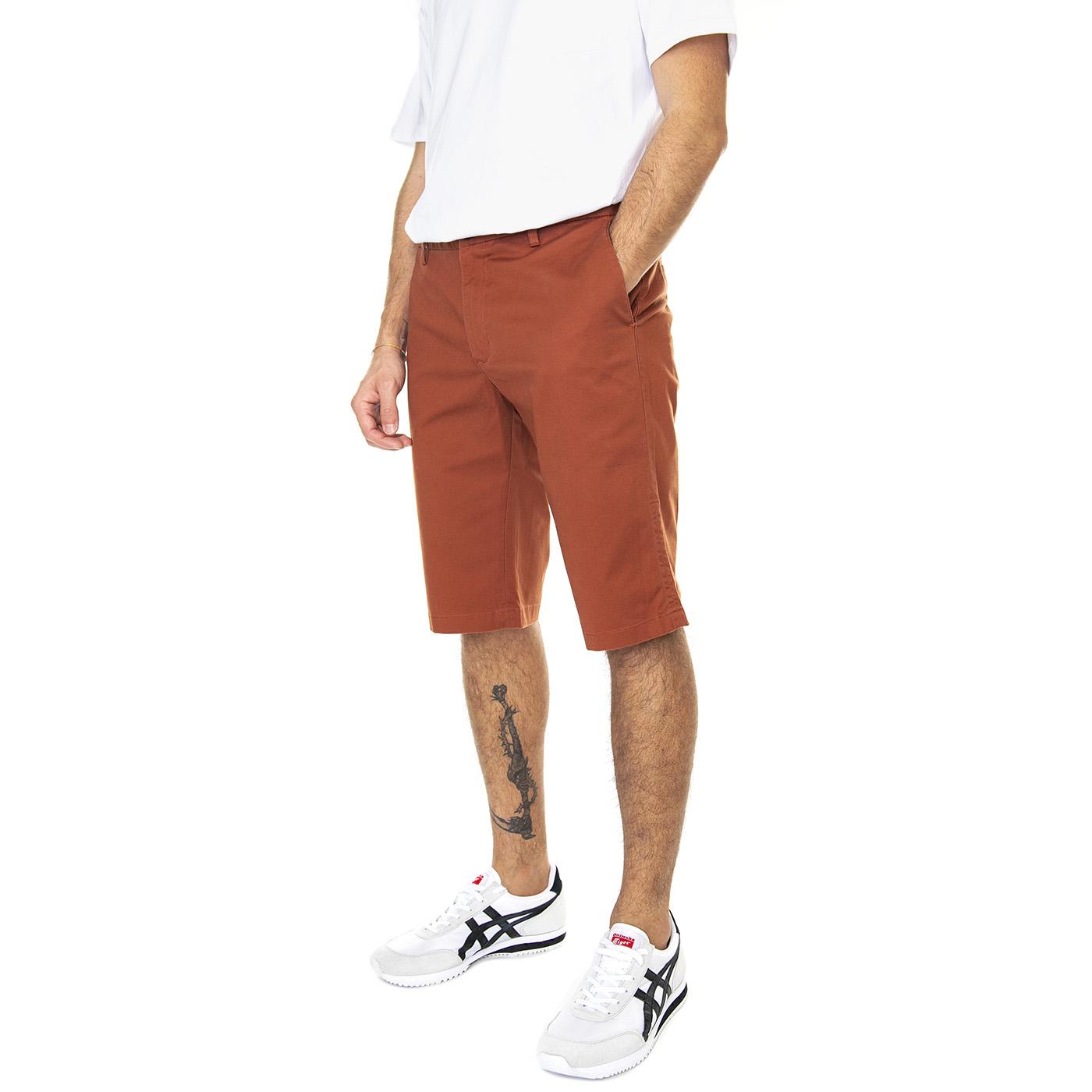 Signature Chino Short Brick Red - Bermuda Uomo Marroni 65091-938  BEN SHERMAN 