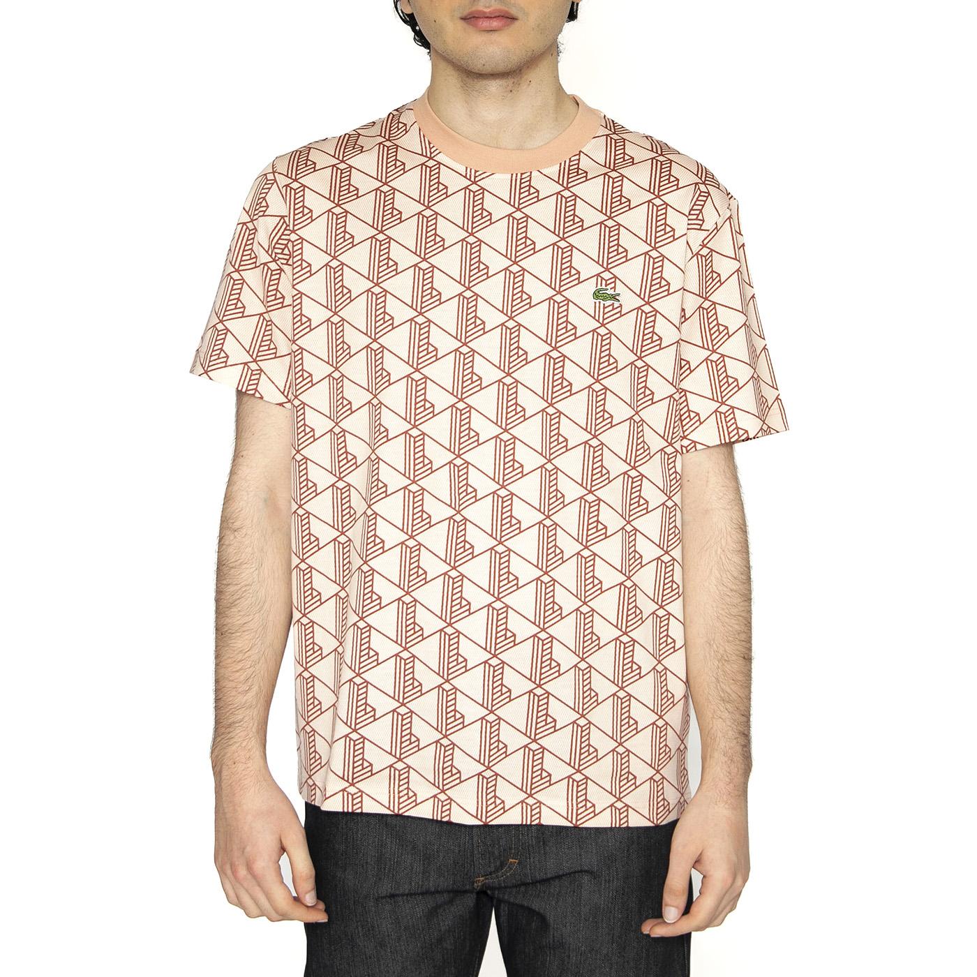 T-Shirt HDI - Maglietta Girocollo Uomo Multicolore TH2831-HDI  LACOSTE 